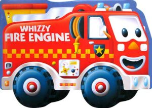 VEHICLE-SHAPED BOARD: WHIZZY FIRE ENGINE